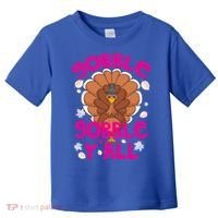 Gobble Gobble Yall Cute Turkey Funny Thanksgiving Gift Toddler T-Shirt thumb 0