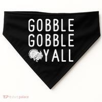Gobble Gobble Yall USA-Made Doggie Bandana thumb 0