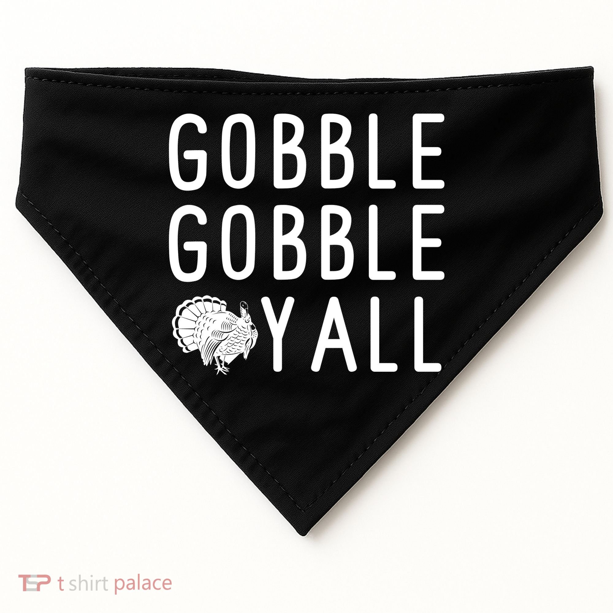 Gobble Gobble Yall USA-Made Doggie Bandana