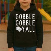 Gobble Gobble Yall Kids Hoodie thumb 3