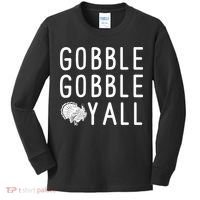 Gobble Gobble Yall Kids Long Sleeve Shirt thumb 0