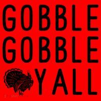 Gobble Gobble Yall Santa Hat thumb 1
