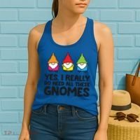 Garden Gnome Yes I Really Do Need All These Gnomes Gift Women's Tank Top thumb 2