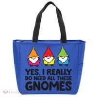 Garden Gnome Yes I Really Do Need All These Gnomes Gift Tote Bag thumb 0