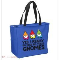Garden Gnome Yes I Really Do Need All These Gnomes Gift Tote Bag thumb 2