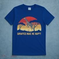Giraffe Gift Zookeeper Gift Vintage African Sw Gift T-Shirt thumb 5