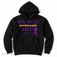God Hates Abuse Hoodie thumb 0
