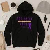 God Hates Abuse Hoodie thumb 3
