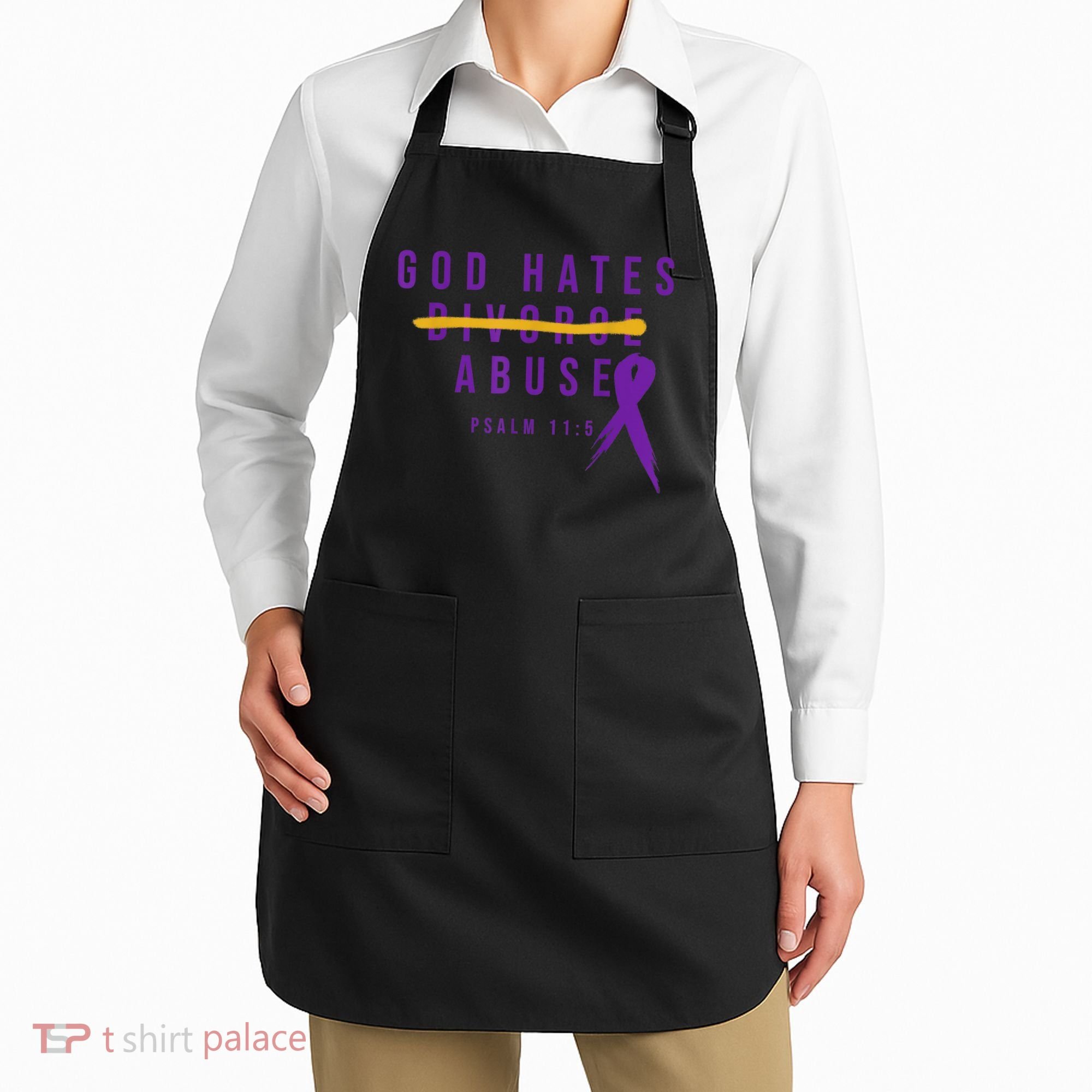 God Hates Abuse Apron