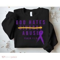 God Hates Abuse Sweatshirt thumb 2