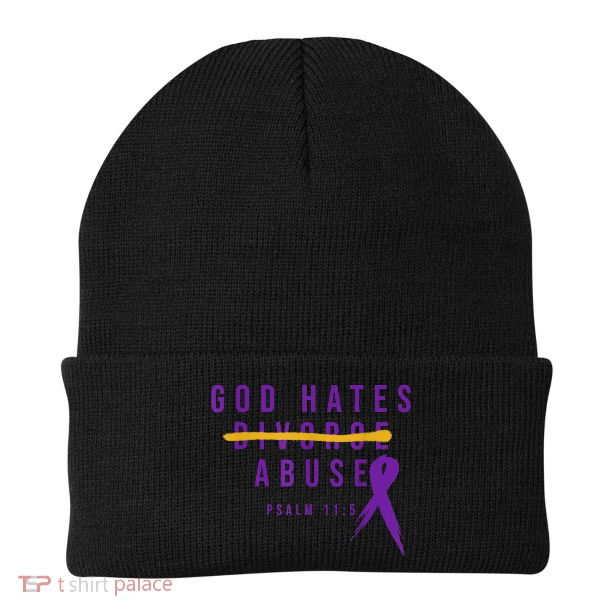 God Hates Abuse Beanie