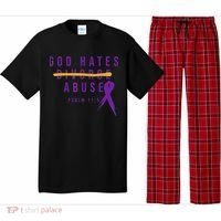 God Hates Abuse Pajama Set thumb 0