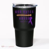 God Hates Abuse Tumbler thumb 0