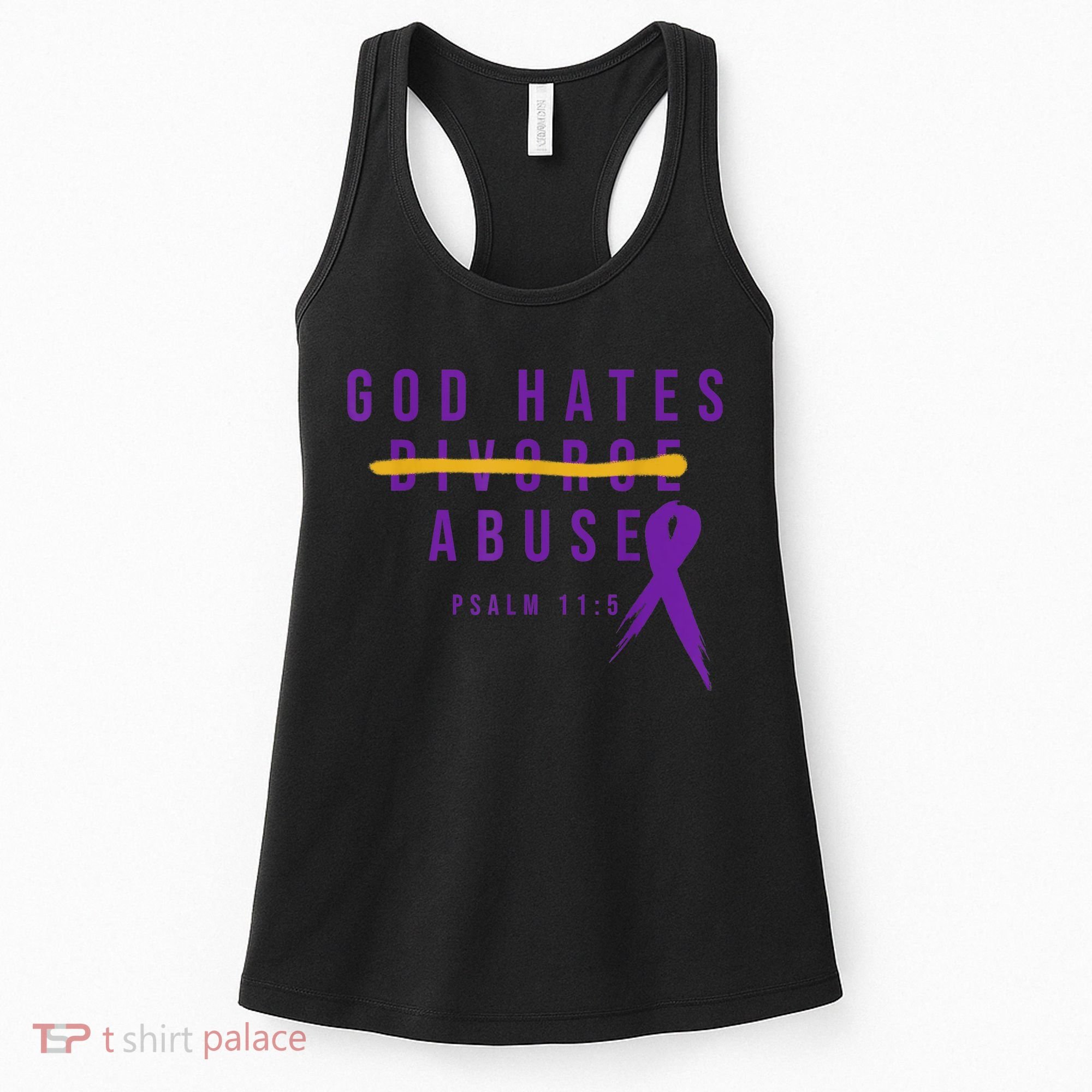 God Hates Abuse Women's Tank Top