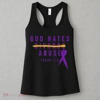 God Hates Abuse Women's Tank Top thumb 3