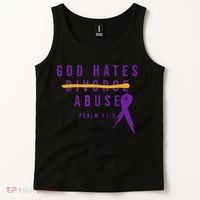 God Hates Abuse Tank Top thumb 2