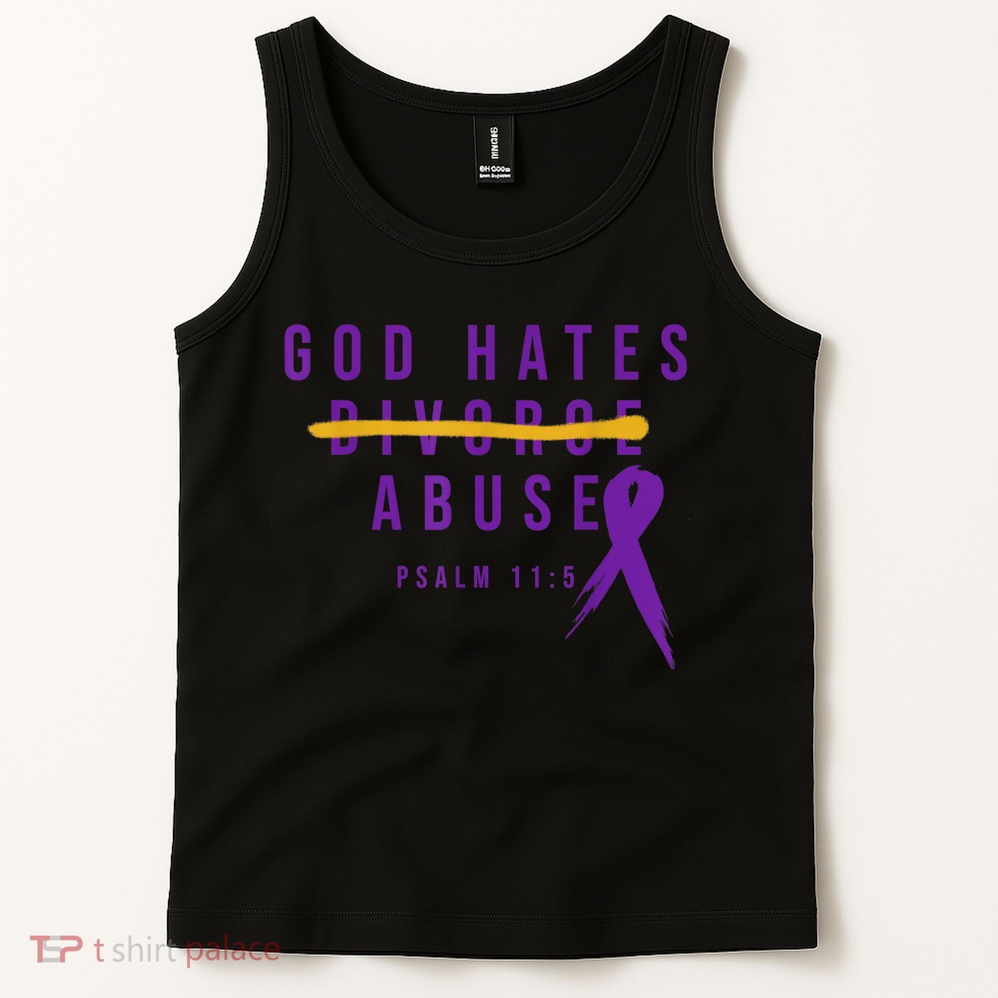 God Hates Abuse Tank Top