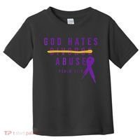 God Hates Abuse Toddler T-Shirt thumb 0