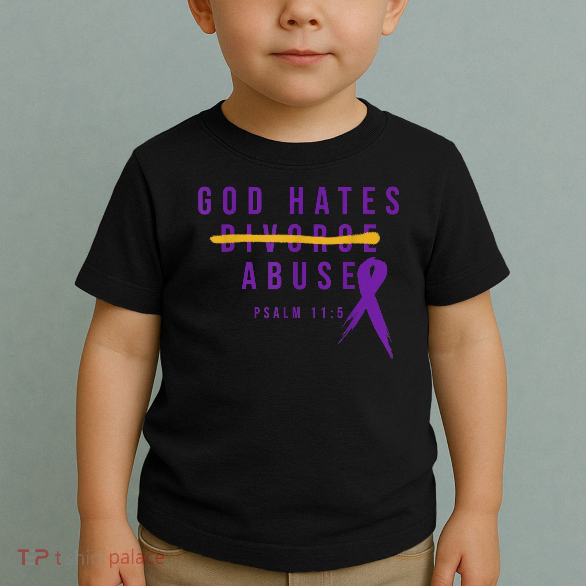 God Hates Abuse Toddler T-Shirt