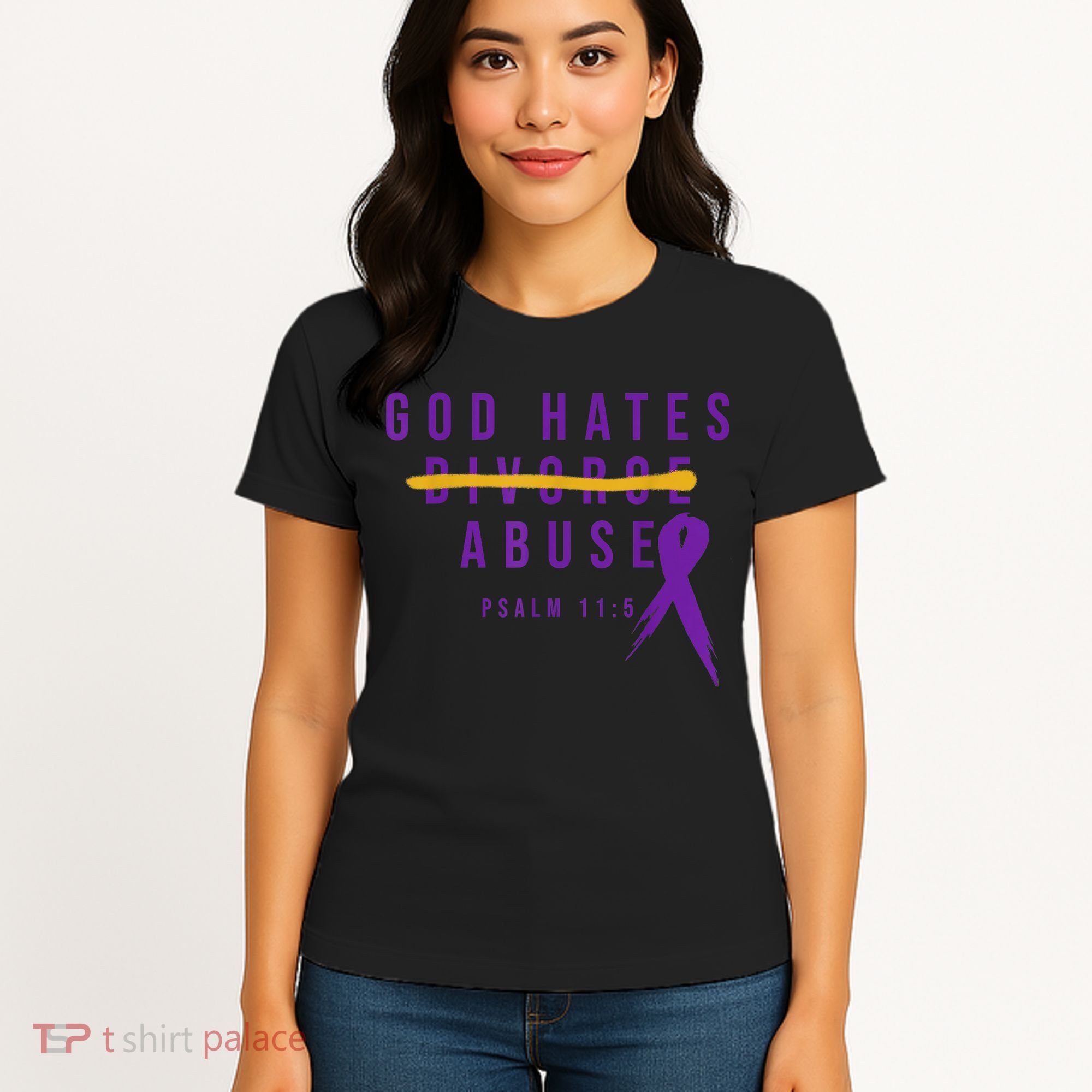 God Hates Abuse Women's T-Shirt