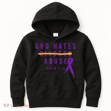 God Hates Abuse Kids Hoodie