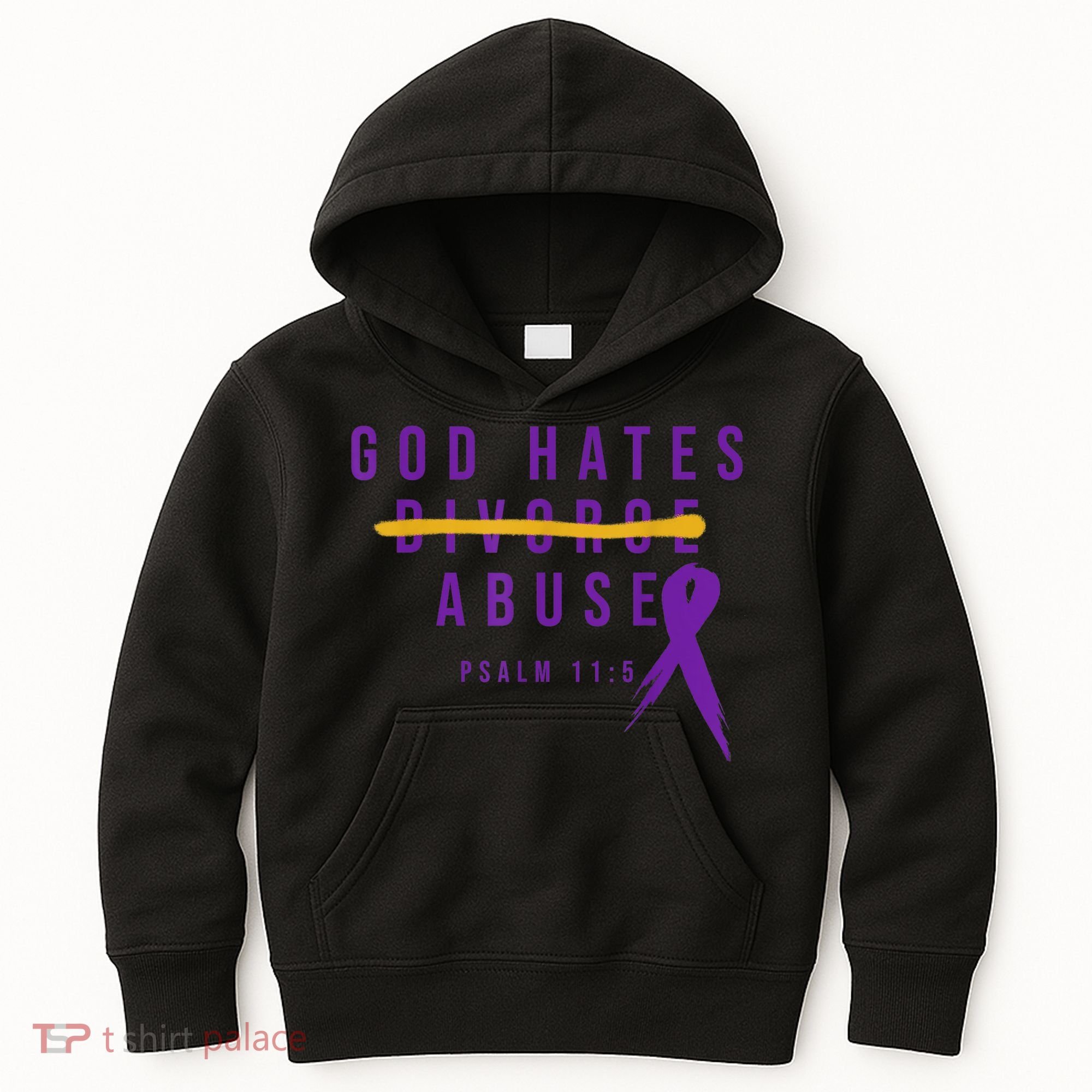 God Hates Abuse Kids Hoodie