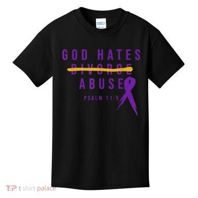 God Hates Abuse Kids T-Shirt