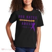 God Hates Abuse Kids T-Shirt thumb 2