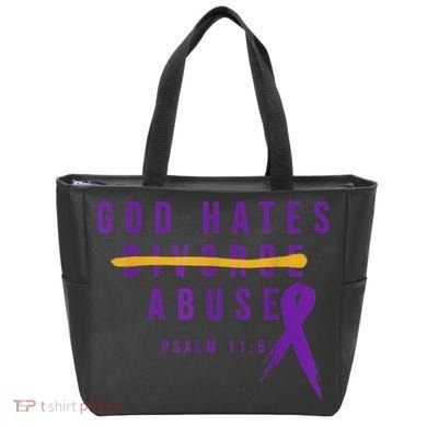 God Hates Abuse Tote Bag