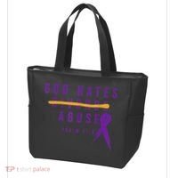 God Hates Abuse Tote Bag thumb 3