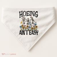 Garden Hoeing AinT Easy USA-Made Doggie Bandana thumb 0