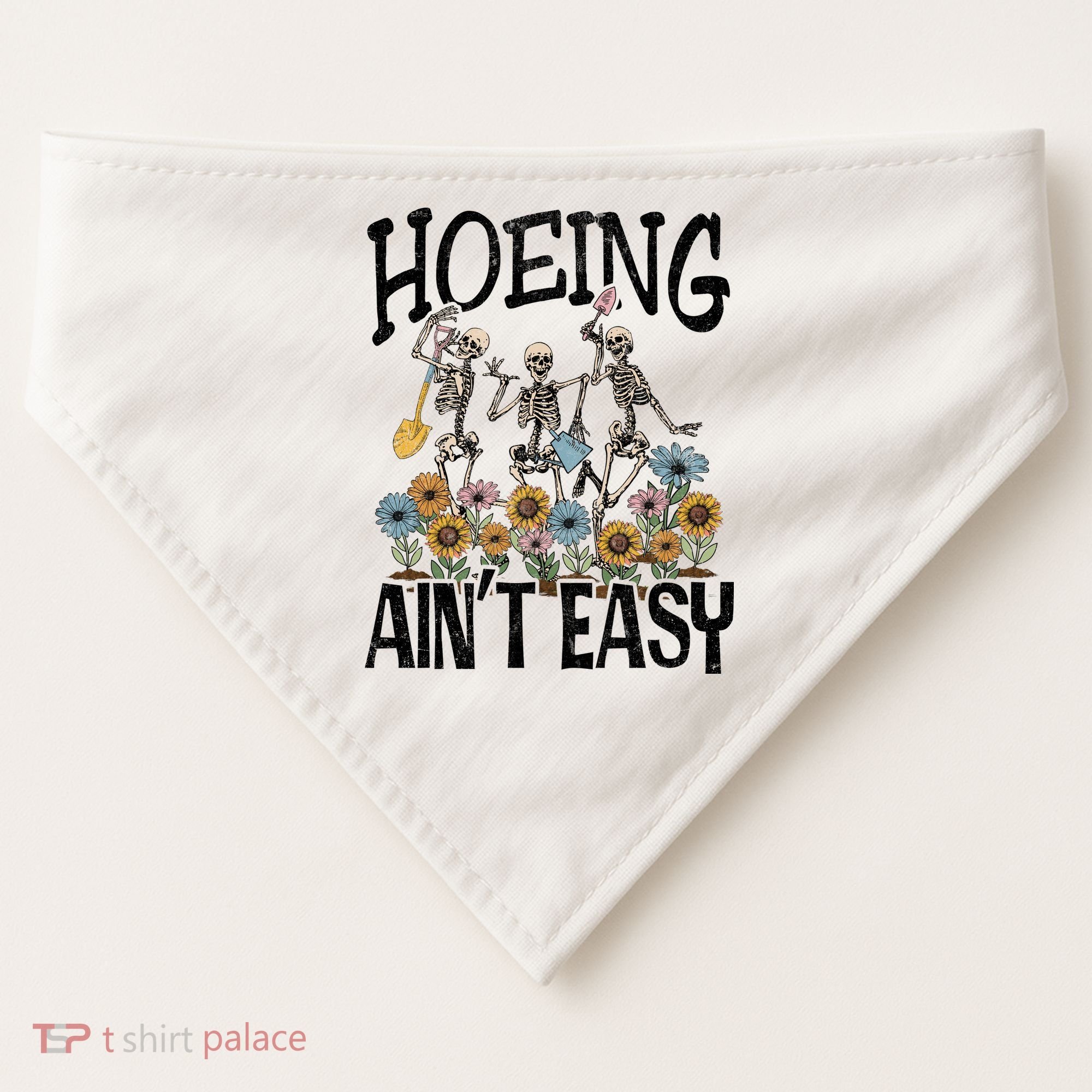 Garden Hoeing AinT Easy USA-Made Doggie Bandana