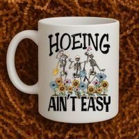 Garden Hoeing AinT Easy Coffee Mug thumb 2