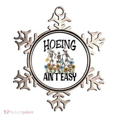 Garden Hoeing AinT Easy Ornament