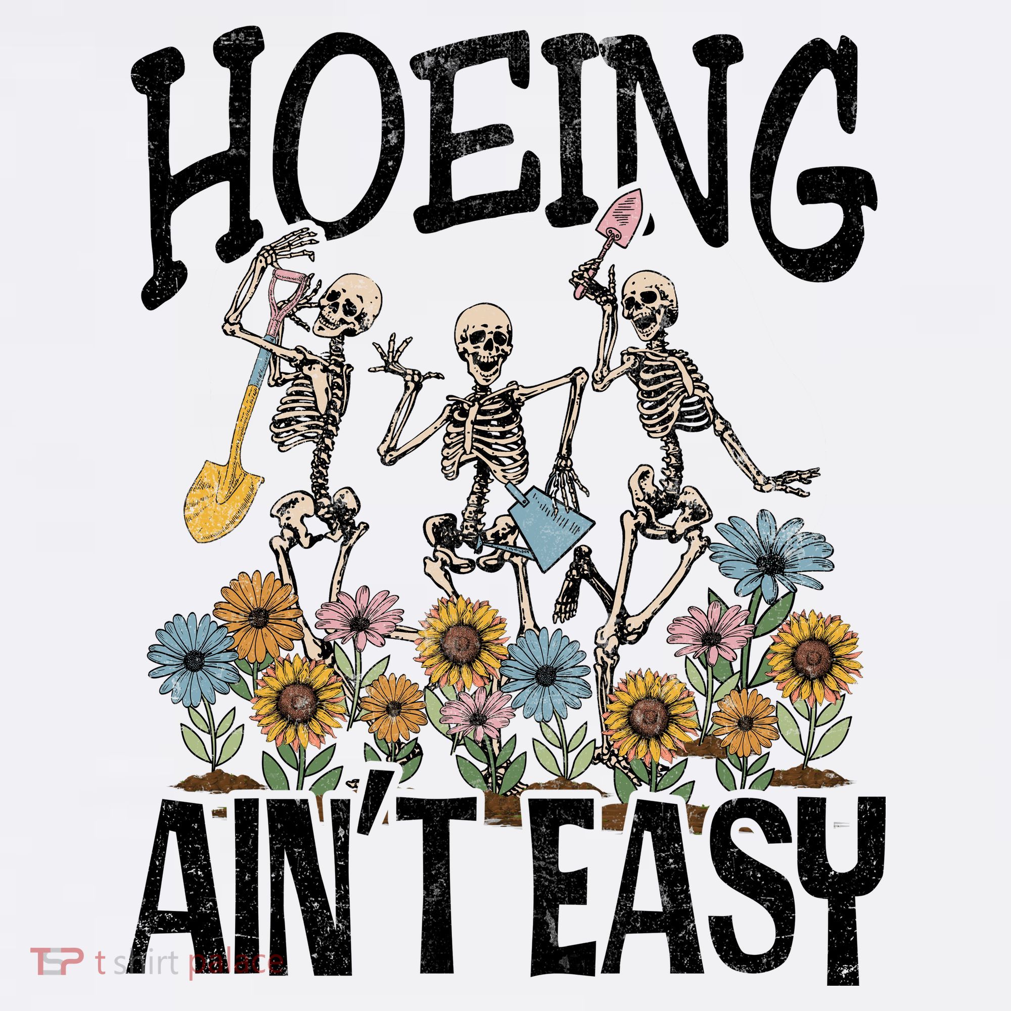 Garden Hoeing AinT Easy Kids T-Shirt