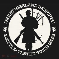 Great Highland Bagpipes Battle Tested Since 1396 Hoodie thumb 7