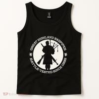 Great Highland Bagpipes Battle Tested Since 1396 Tank Top thumb 2