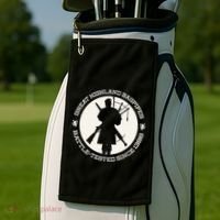 Great Highland Bagpipes Battle Tested Since 1396 Golf Towel thumb 2