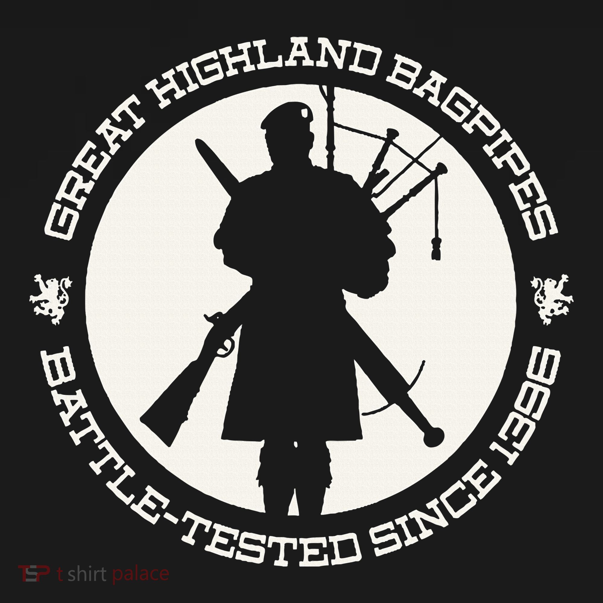 Great Highland Bagpipes Battle Tested Since 1396 Kids Sweatshirt