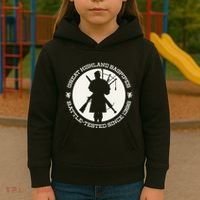 Great Highland Bagpipes Battle Tested Since 1396 Kids Hoodie thumb 3