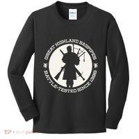 Great Highland Bagpipes Battle Tested Since 1396 Kids Long Sleeve Shirt thumb 0