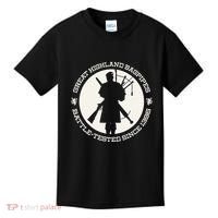 Great Highland Bagpipes Battle Tested Since 1396 Kids T-Shirt thumb 0