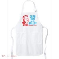 Grab Him By The Ballot Kamala 2024 Funny Harris Election Apron thumb 0
