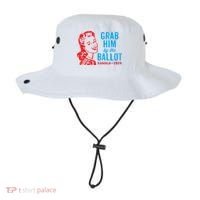 Grab Him By The Ballot Kamala 2024 Funny Harris Election Bucket Hat thumb 0