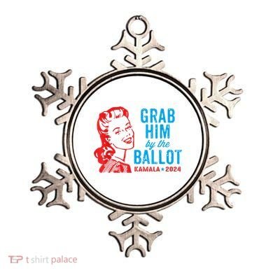 Grab Him By The Ballot Kamala 2024 Funny Harris Election Ornament