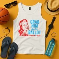 Grab Him By The Ballot Kamala 2024 Funny Harris Election Tank Top thumb 4
