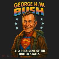George H.W. Bush The Presidential Chronicles Women's Sweatshirt thumb 2