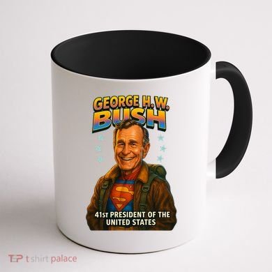 George H.W. Bush The Presidential Chronicles Coffee Mug back