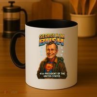 George H.W. Bush The Presidential Chronicles Coffee Mug thumb 4