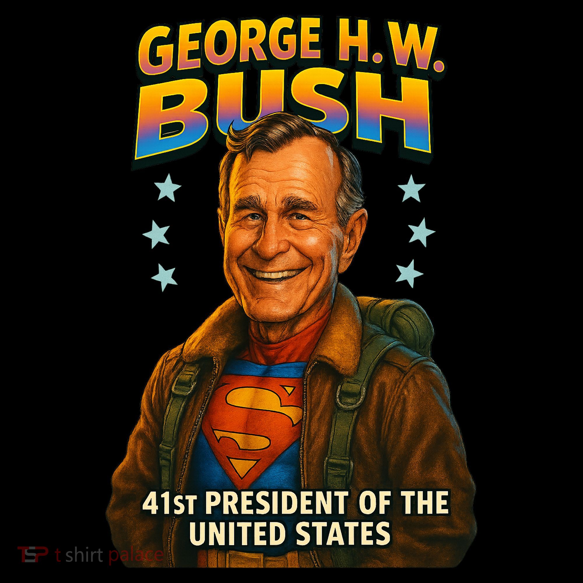 George H.W. Bush The Presidential Chronicles Women's Hoodie